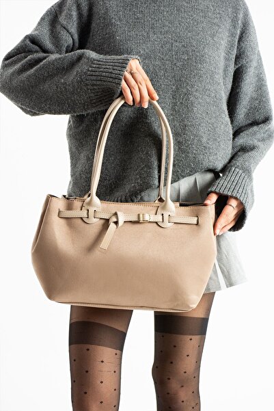 H&D COLLECTİON Women's Suede Shoulder Bag