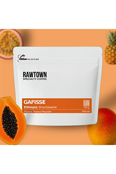 RAWTOWN كيرامو دوكامو - إثيوبيا - قهوة مفلترة معتمدة - 200 جرام (حبوب قهوة)