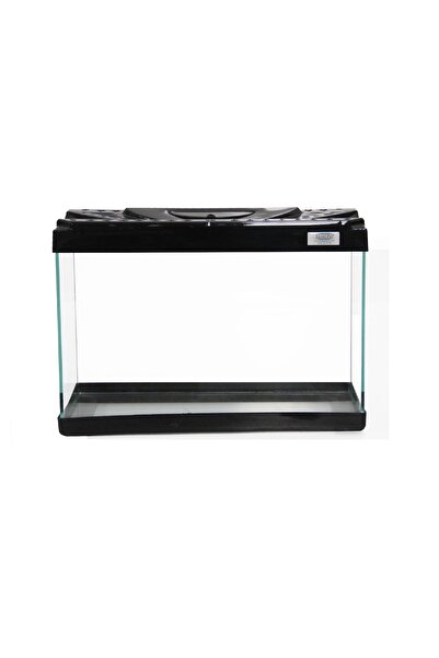 Kanki Pet Akvaryum KP3018 Renkli Kapak Mini Siyah 30 CM ( 9 Litre )
