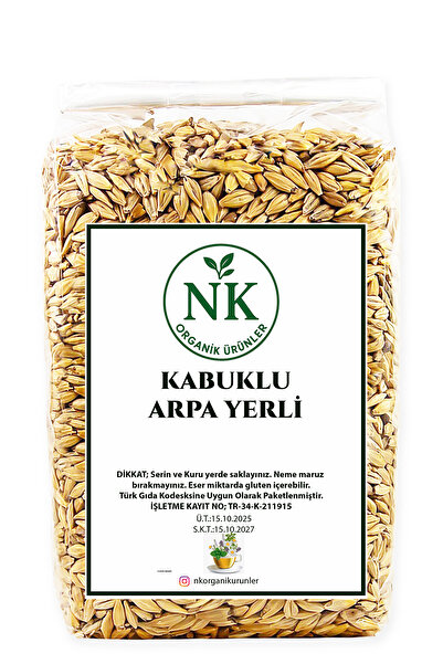 nk organik Kabuklu Arpa (Hordeum vulgare L.) 500gr