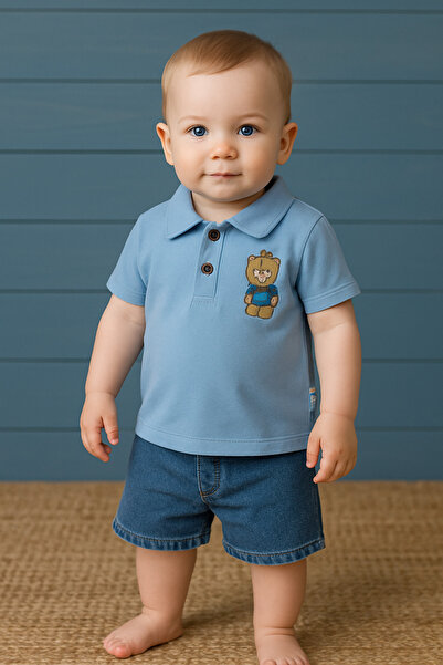 GMG Baby Baseballbear Shorts T-Shirt 2 Piece Set