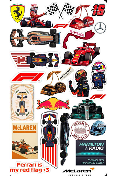 BENİMSER REKLAM Formula 1 Ralli Pilotları Laptop Notebook Telefon Kılıfı Stic...