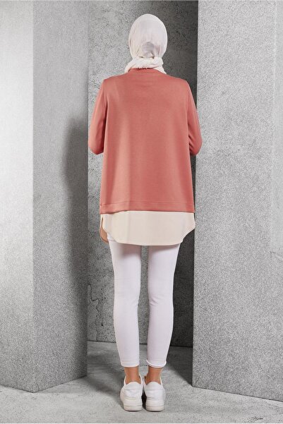 Alvina 45153 Model Garnished Tracksuit Tunic