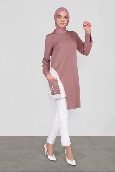 Alvina Asymetric Cut Pocket Tunic 41166