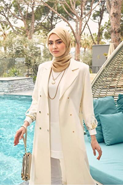 Alvina CROWACE COLLAR BELLY TRENCH COAT 10713