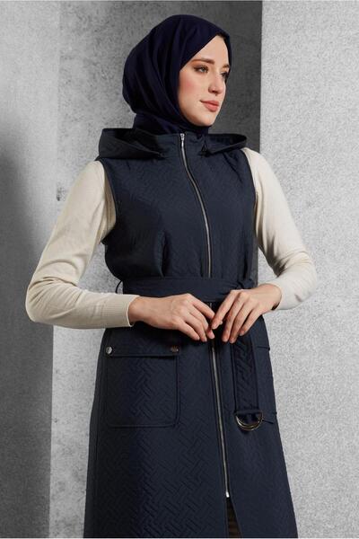 Alvina Belted Quilted Vest 45242