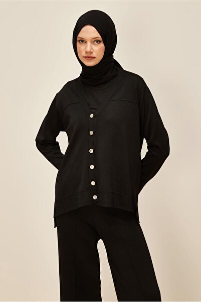 Alvina Buttoned Knitwear Cardigan 45895