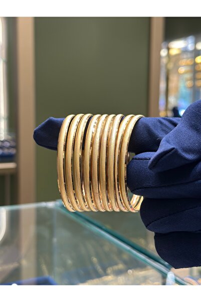 4 gr (Gram) simli şarnel bilezik 22 Ayar Altın Yatırımlık