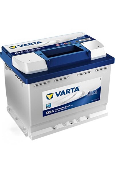 Varta AKÜ D24 12v 60 Ah Amper 540a En