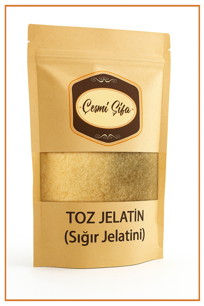 çeşmi şifa Toz Jelatin 250 Gr %100 Saf Yerli Sığır Jelatini 240 Bloom