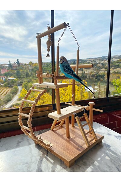 Ciko Kafes Simple Bird Parrot Playground Area
