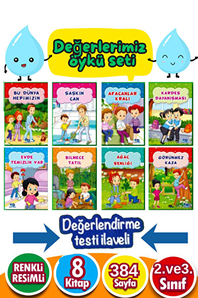 KBY 2.sınıflar Için Okumayı Sevdiren Değerlerimiz Hikaye Seti