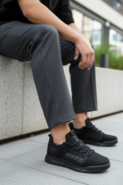 Konfores Παπούτσια 2200-Wickers Ανατομική Σόλα Unisex Laceless Sneakers