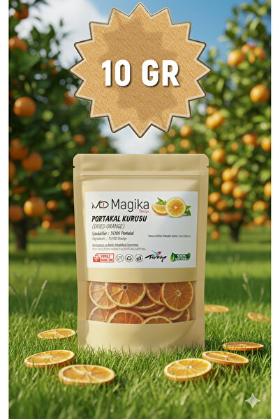 Magika Design 10 GR Kurutulmuş Portakal, Yerli, Taze, Temiz Üretim, Katkı ve ...