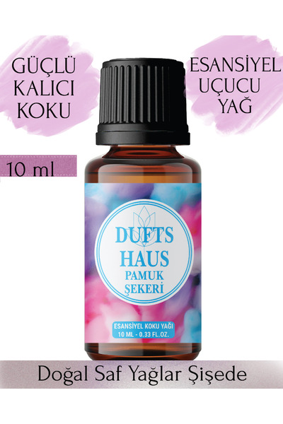 duftshaus Pamuk Şekeri Esansiyel Uçucu Koku Yağı Buhurdanlık Yağı Difüzör Esa...
