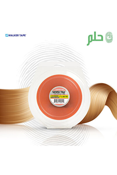 Walker Tape ® Sensi-Tak Tape Roll 1 x 36 Yards – Clear Wig Adhesive Tape for Poly Hair Systems