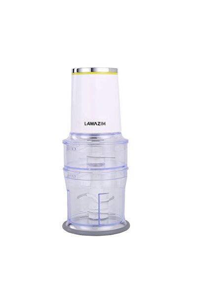 Lawazim Electric Chopper 700ml - 400W Dual-Blade Food Chopper for Vegetables & Meat