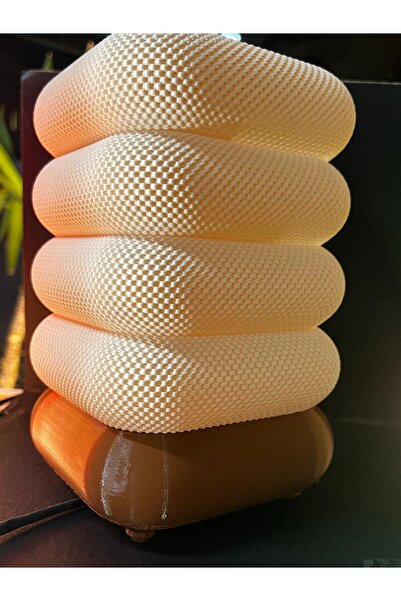 3D AYDINLATMA DEKOR ÖRGÜLÜ KUMANDALI AMPÜL ABAJÜR