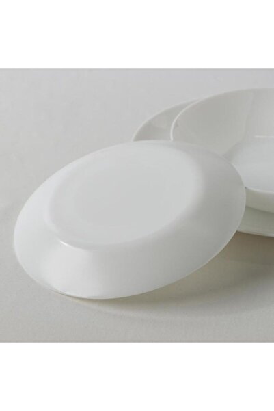 Luminarc 6-Piece Zelie White 20 cm Deep Dinner Plate