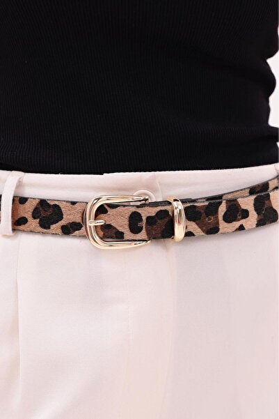 Mynoa Elegant Buckled Suede Belt, Women's Belt, Trouser Belt, Coat Belt.