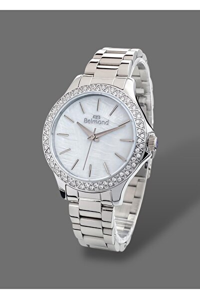 Belmond Original 2 Years Warranty 3 Atm Waterproof Silver Color Steel Cord Women Wristwatch