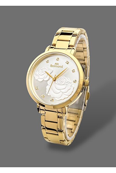 Belmond Original 2 Years Warranty 3 Atm Waterproof Gold Color Steel Cord Women Wrist Watch