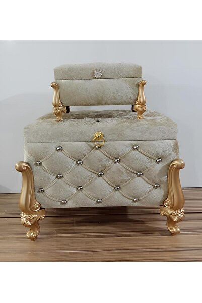 Hasret Çeyiz Sandık Gelin Damat Söz Nişan Bohça Çeyiz Sandığı 2li 0605