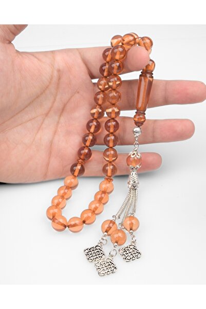 NAMAT مسبحة صلاة حصرية مصنوعة من غبار العنبر، 33 حبة، تتضمن صندوق هدايا