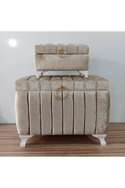 Hasret Çeyiz Çeyiz Sandığı Damat Nişan Bohça Gelin Sandık 2li 0312