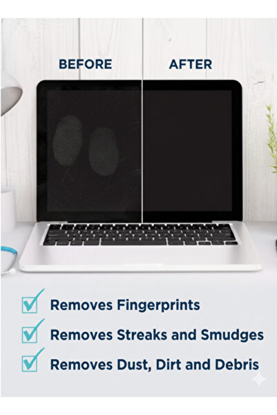 Opula Screen Cleaning Antibacterial Wipes 88pcs - Pre-Moistened Electronics Cleaning Wipes