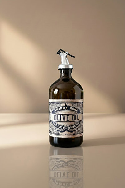 KHAKMA وعاء زيت زجاجي إيطالي أسود اللون 500 مل وعاء زيت عتيق 500 خمر1