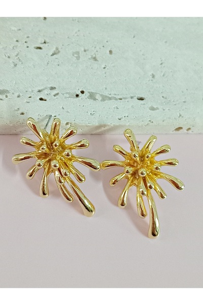 mos&more Gold Stylish Earrings