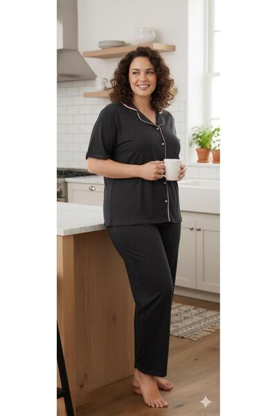 Sude HOMEWEAR ΓΥΝΑΙΚΕΙΑ ΚΑΠΝΙΣΤΗ ΜΕΓΑΛΟ ΜΕΓΕΘΟΣ ΚΟΝΤΟΜΑΝΙΚΗ ΠΙΤΖΑΜΑ