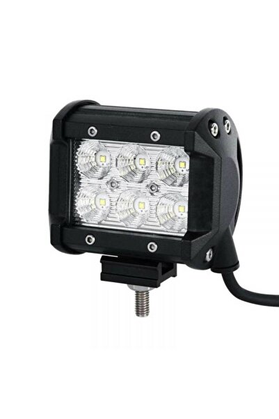 BGRJ Automotive Proiector LED dreptunghiular de 18W, Off Road, unghi de ilumi...