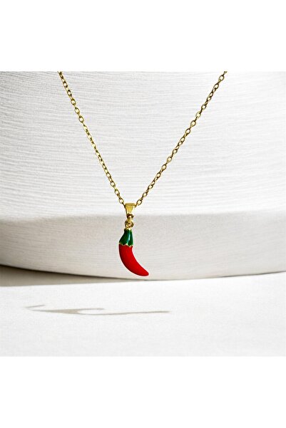 HOUSEKİ Çelik Biber Şans Kolyesi