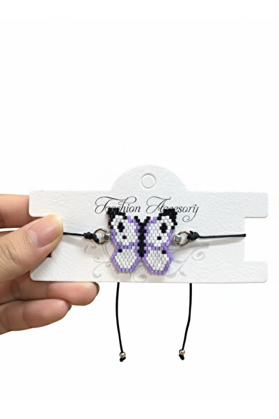 Takıcınız Miyuki Bracelet with Butterfly Figure