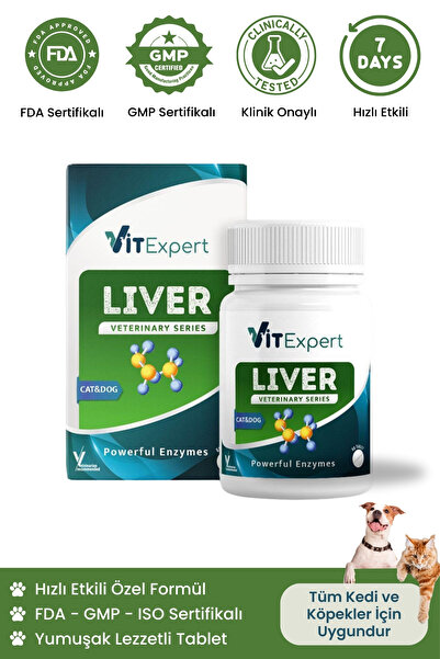 Vitexpert Kedi ve Köpek İçin Karaciğer Sağlığı Destekleyici Lezzetli Powerful...