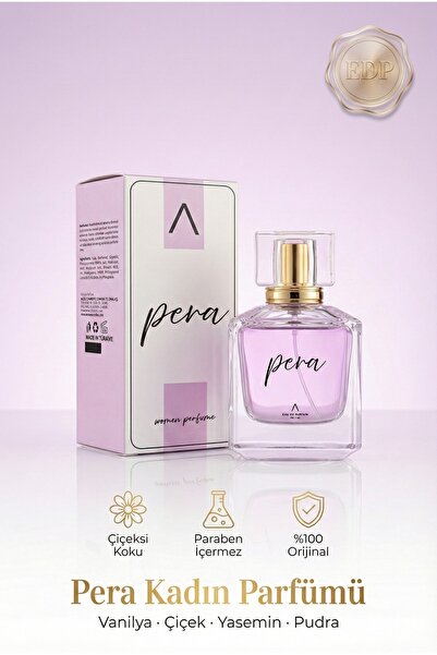 Aceso Cosmetics Pera Kadın Parfüm 50 ml | Vanilya Ve Çiçek Notalı Zarif Ve Ka...