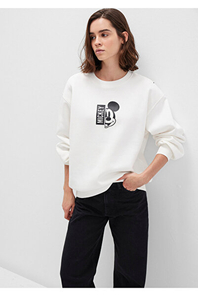 Mavi Світшот з принтом Міккі Мауса на спині 1S10467-70057