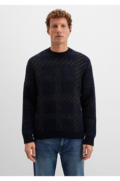 Mavi Wool Blend Navy Blue Sweater Regular Fit / Regular Cut 0710333-70497