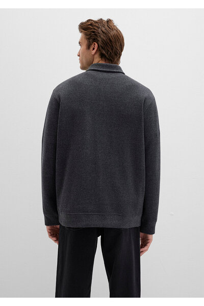 Mavi Anthracite Polo Sweatshirt 0S10476-80023