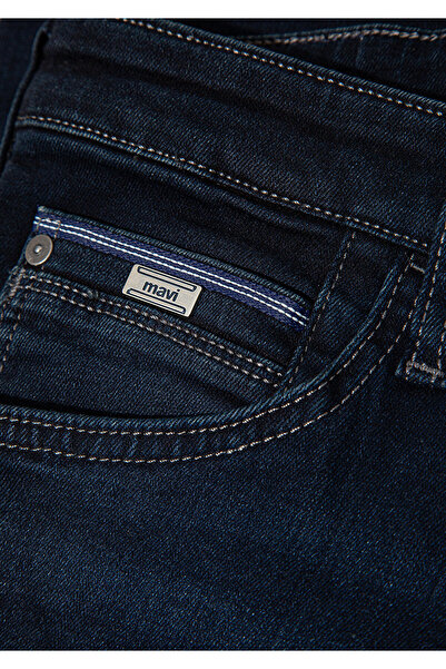 Mavi Hasan Premium Blue Dark Ink Blue Jean Trousers 0006687838