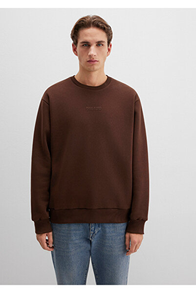 Mavi Jeans Detailed Brown Sweatshirt 0S10586-88067