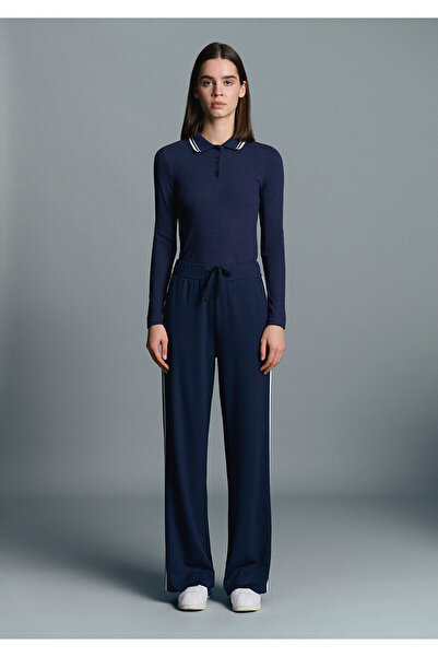 Mavi ριγέ Παντελόνι Navy Blue 1011061-82318