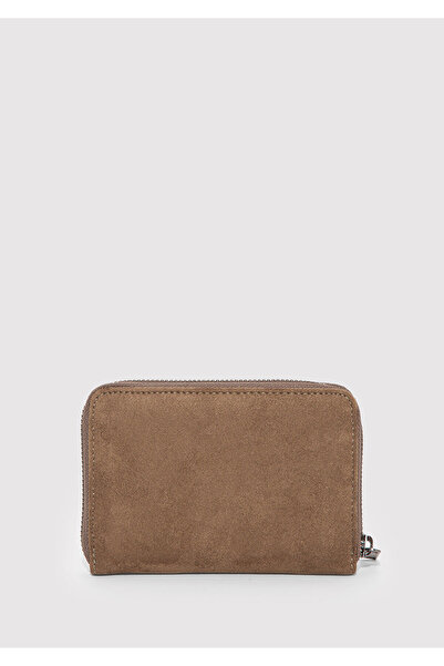 Mavi Faux Suede Brown Wallet 1913333-71821