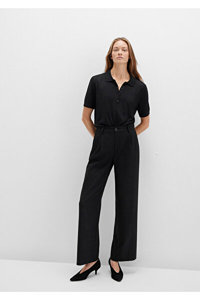 Mavi Striped Black Fabric Trousers 1011090-900