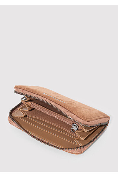 Mavi Faux Suede Brown Wallet 1913333-70280