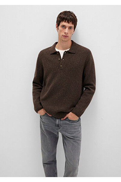 Mavi Wool Blend Brown Knitwear Polo 0710255-70251