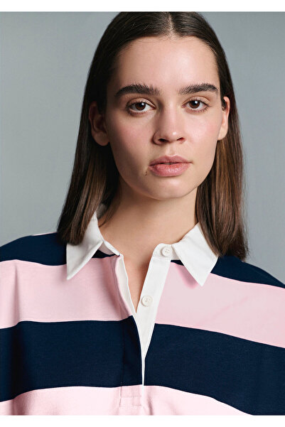 Mavi Μπλουζάκι πόλο με χρωματιστό μπλοκ Loose Fit / Χαλαρή Άνετη Κοπή 1613835-91459