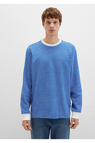 Mavi Ριγέ μπλουζάκι Loose Fit / Χαλαρή Άνετη Εφαρμογή 0613038-81330